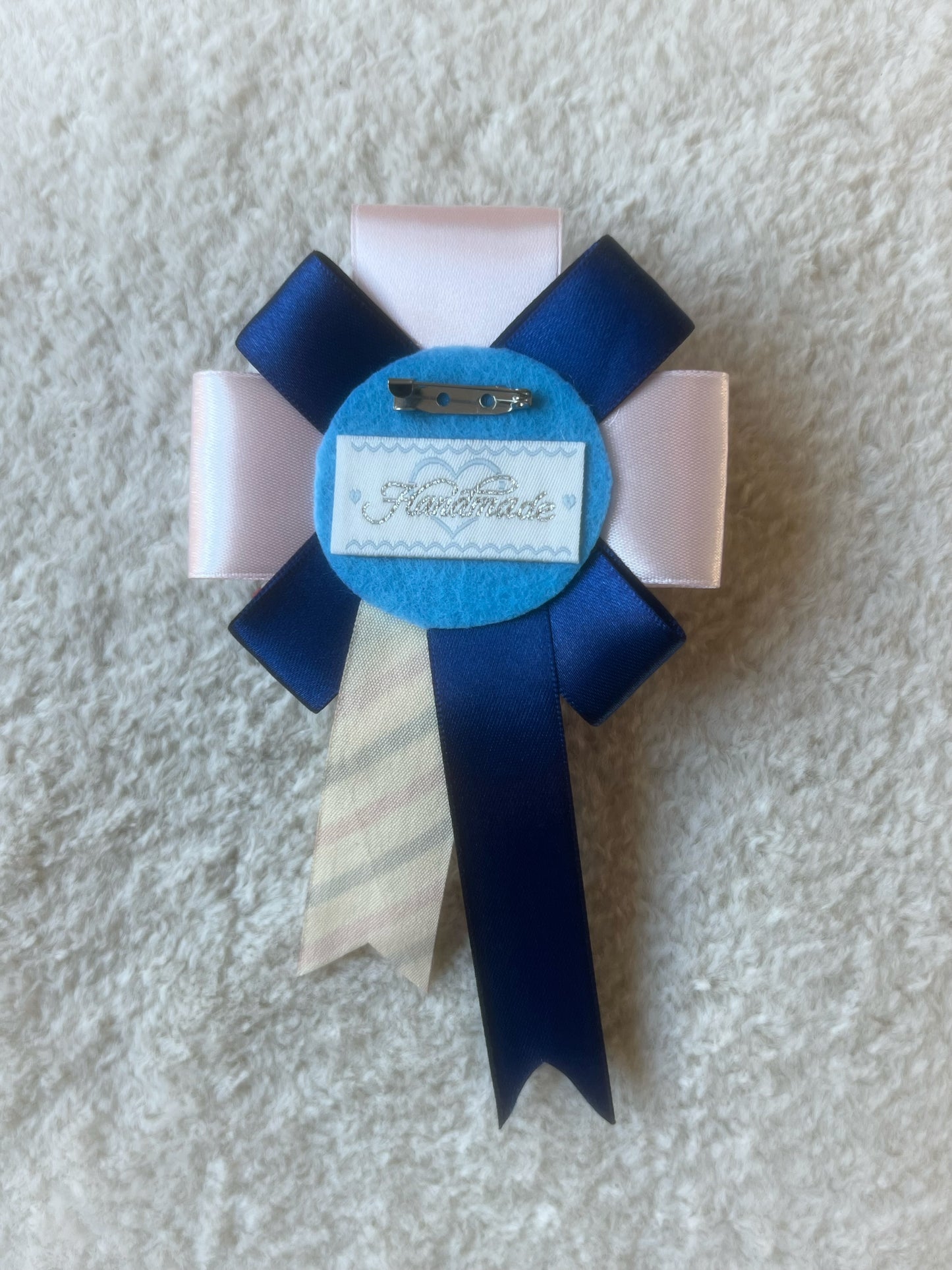 Winged Rose Ribbon Rosette