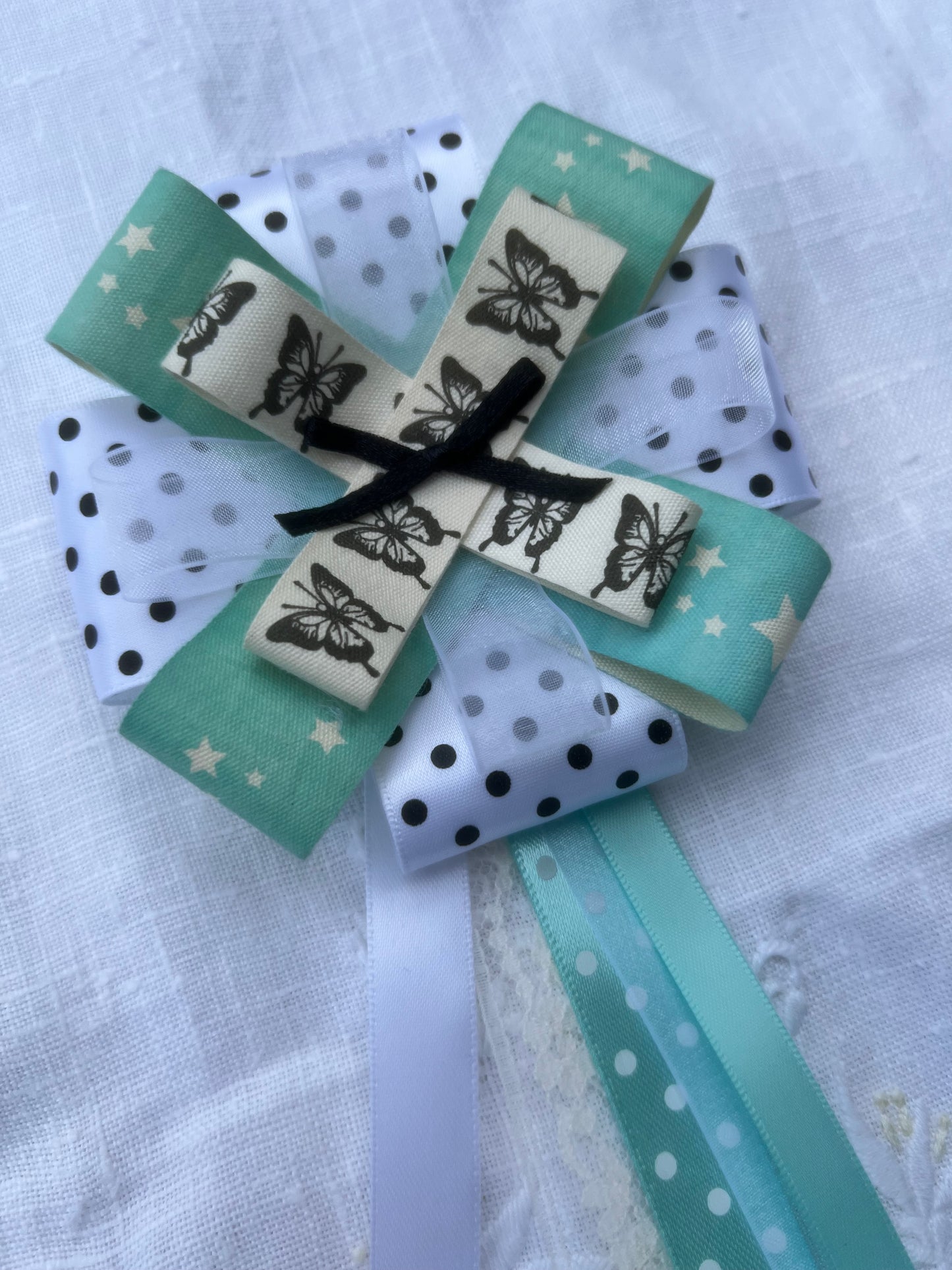 Stardust Flutter Ribbon Rosette