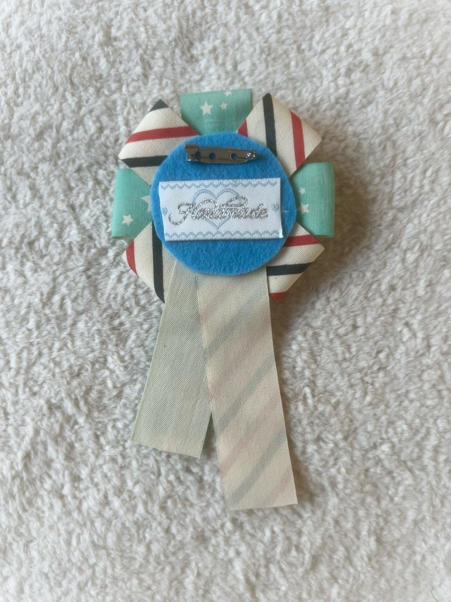 Butterfly & Stars Cotton Ribbon Rosette