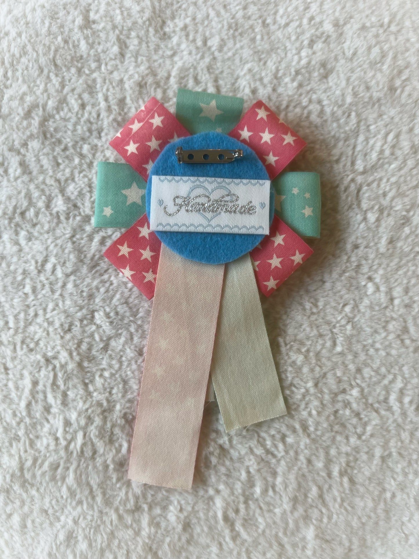 Skeleton Key & Stars Cotton Ribbon Rosette