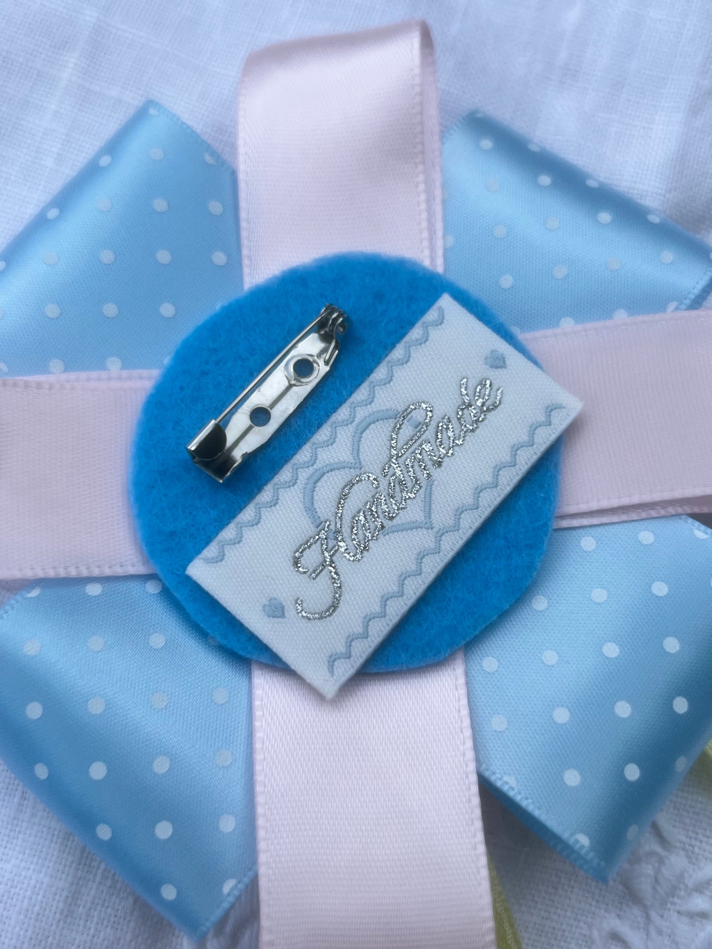 Angel Keys Ribbon Rosette
