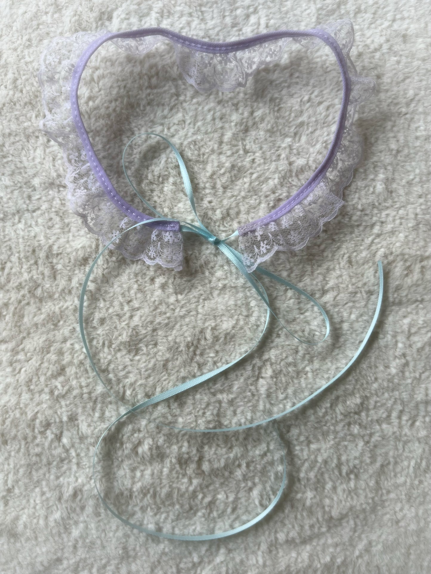 Lilac Whisper Lace Collar