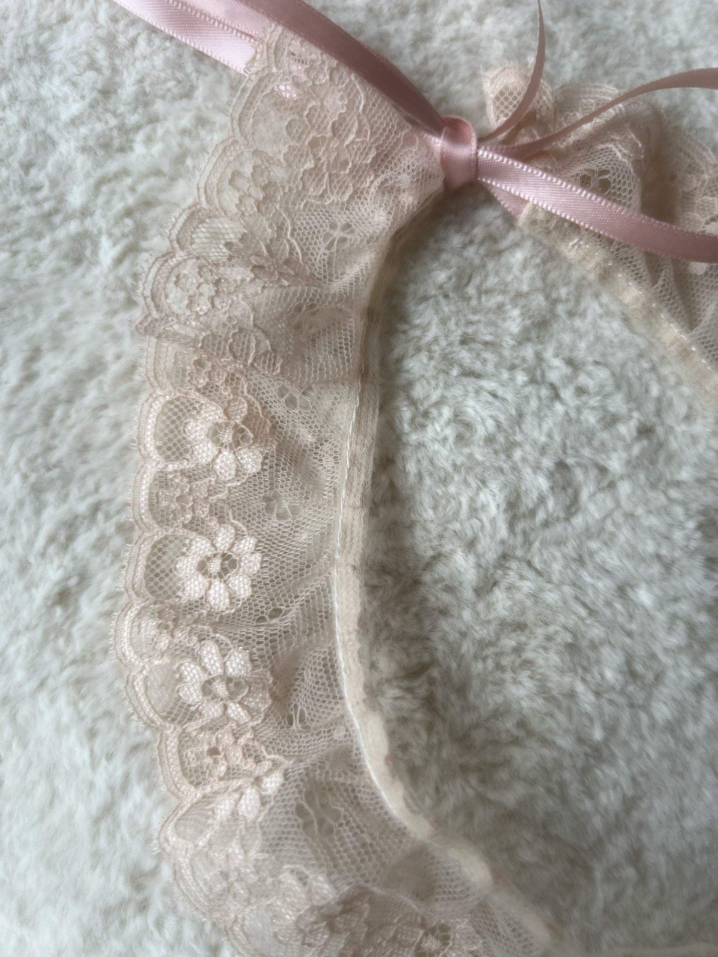 Powder Rose Lace Collar