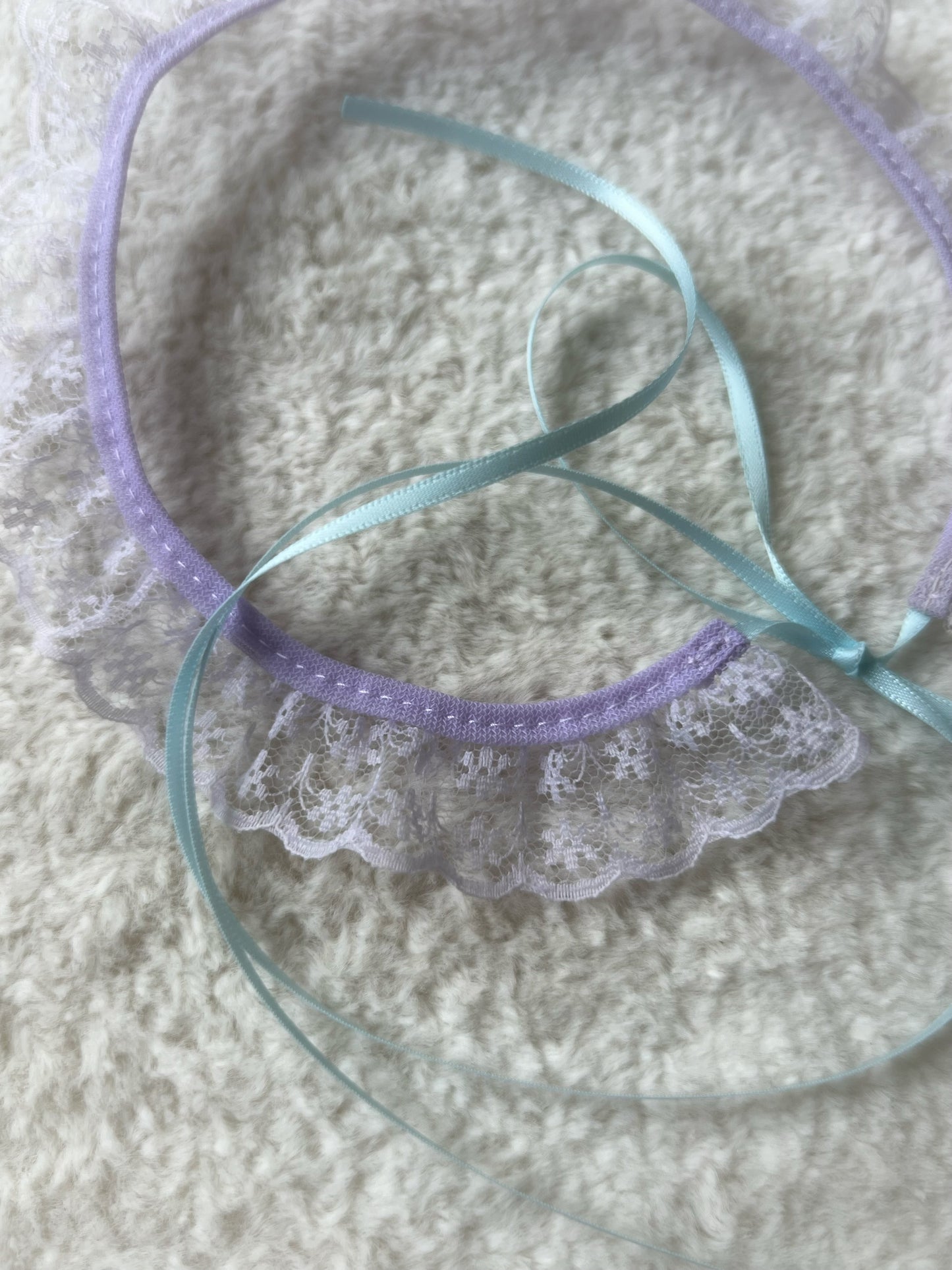 Lilac Whisper Lace Collar