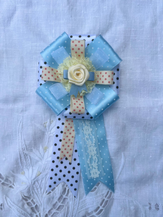 Dotty Darling Ribbon Rosette