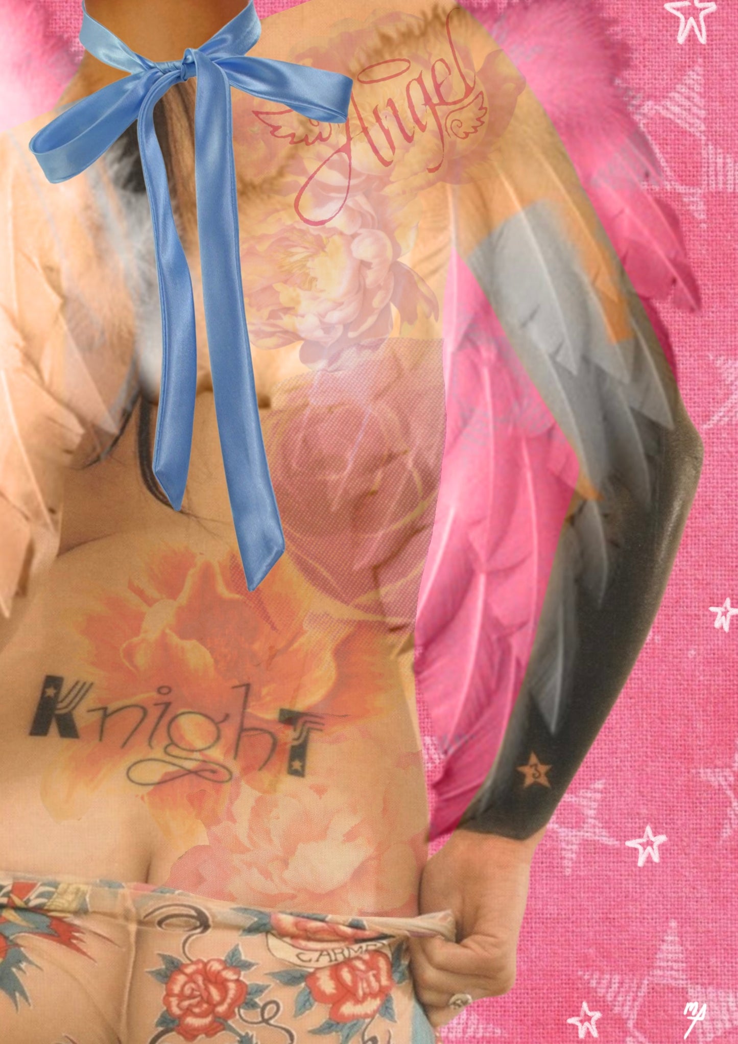 Knight Angel Art Print