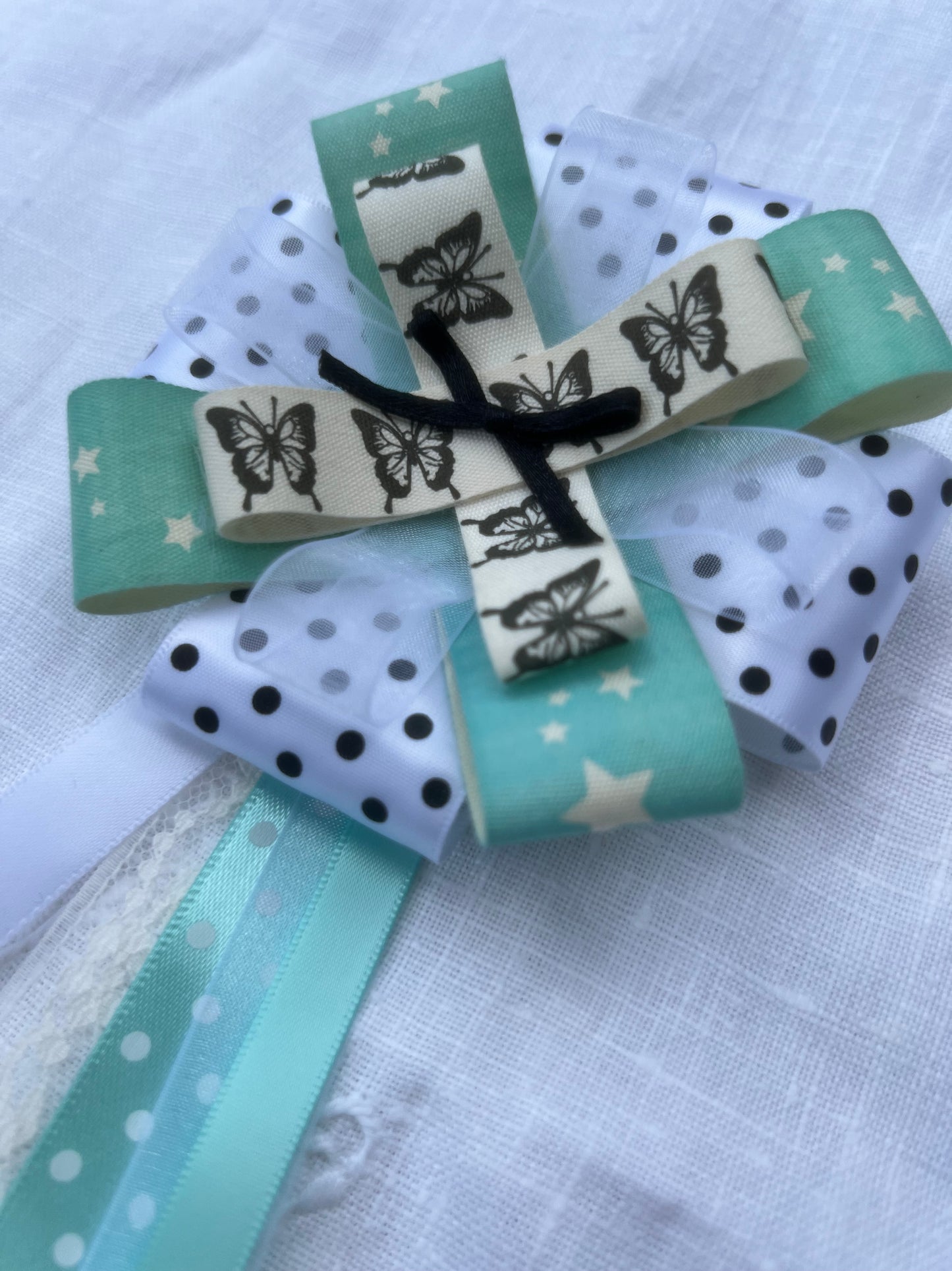Stardust Flutter Ribbon Rosette