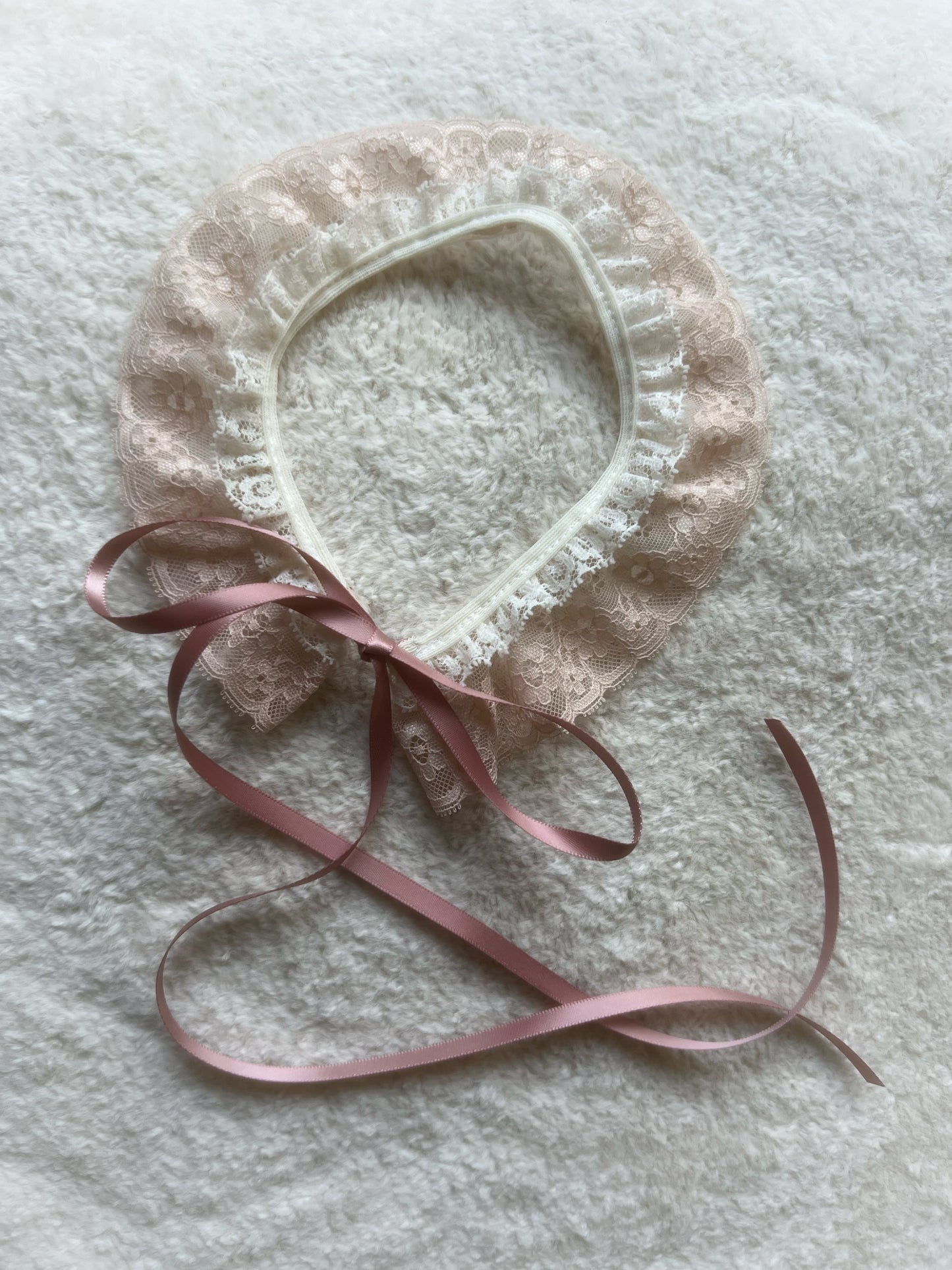 Blush Cream Lace Collar