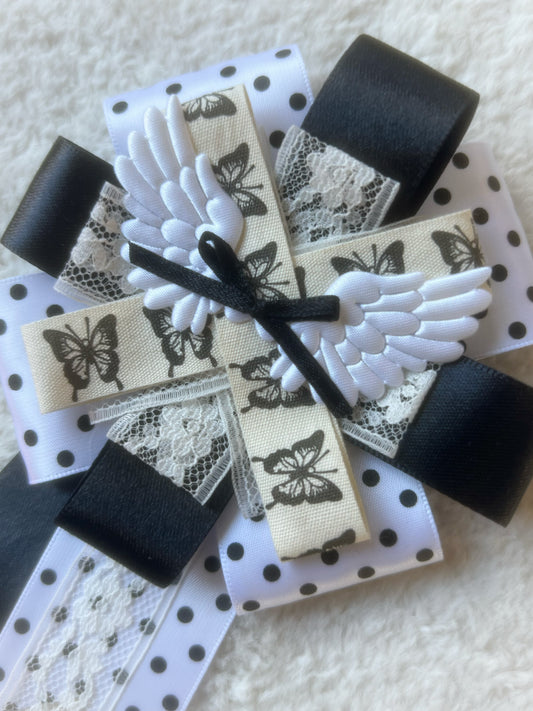 Midnight Flitter Ribbon Rosette
