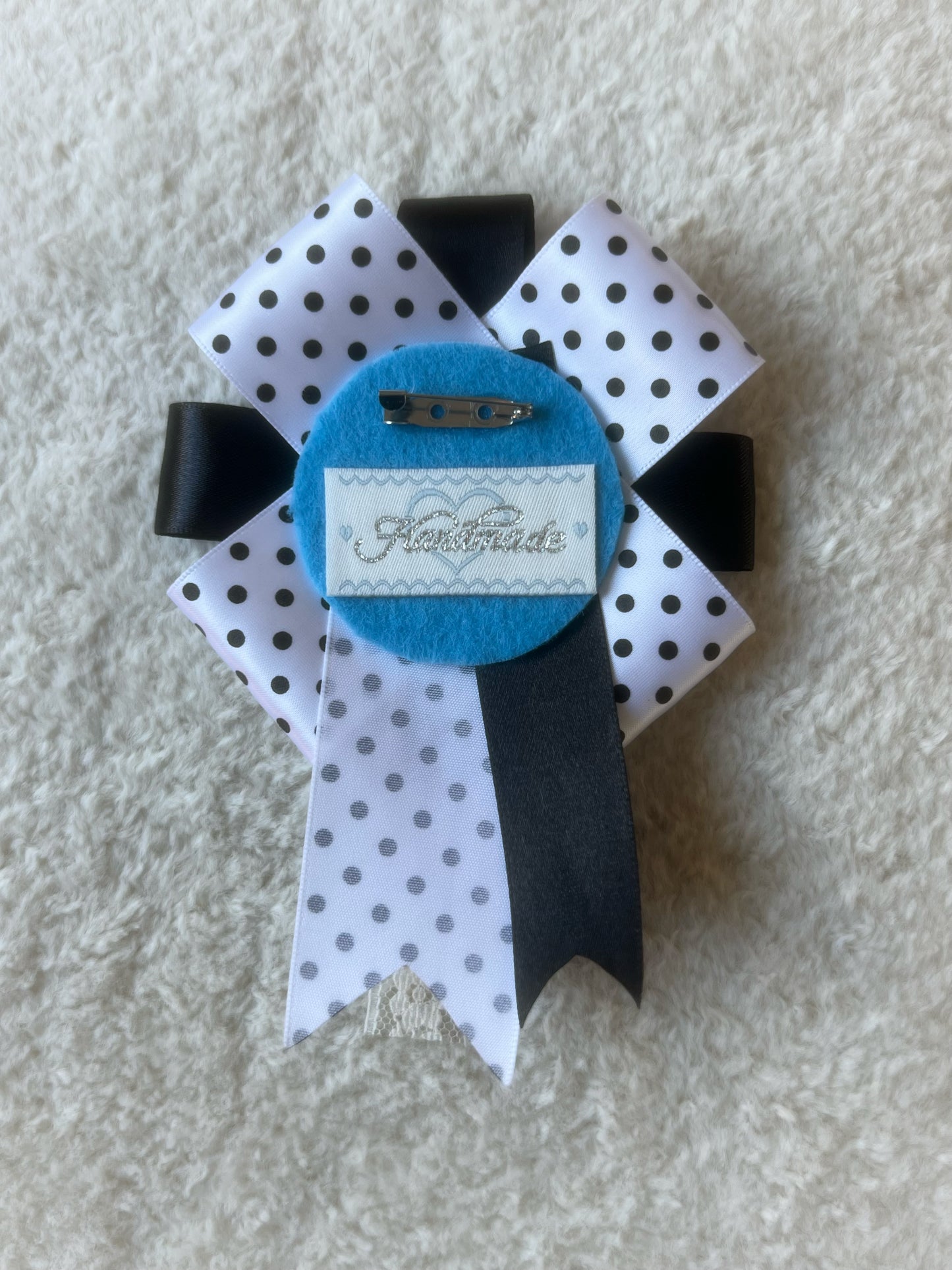 Midnight Flitter Ribbon Rosette