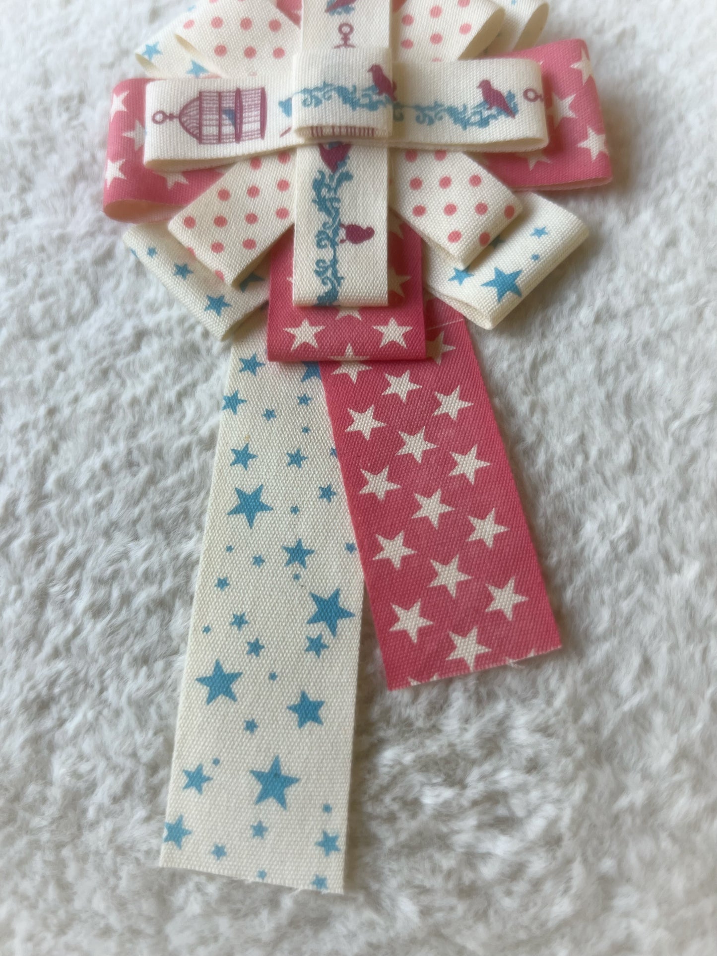 Stars and Songbirds Cotton Rosette