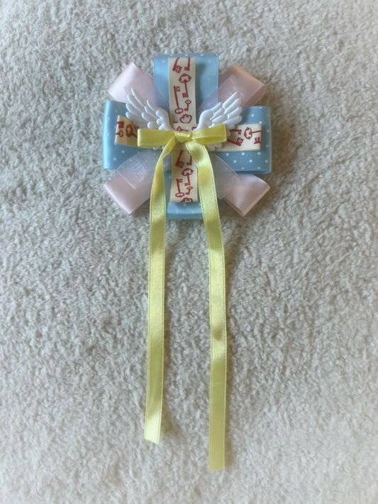 Skeleton Key Ribbon Rosette