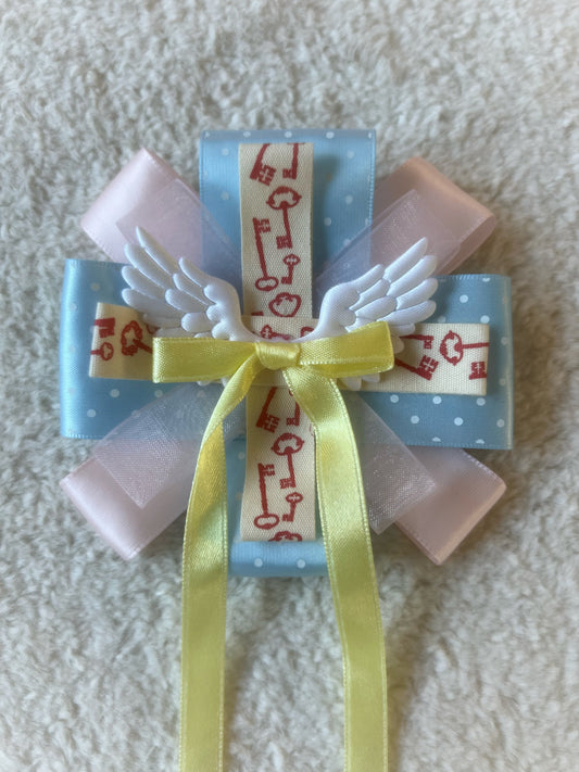 Skeleton Key Ribbon Rosette