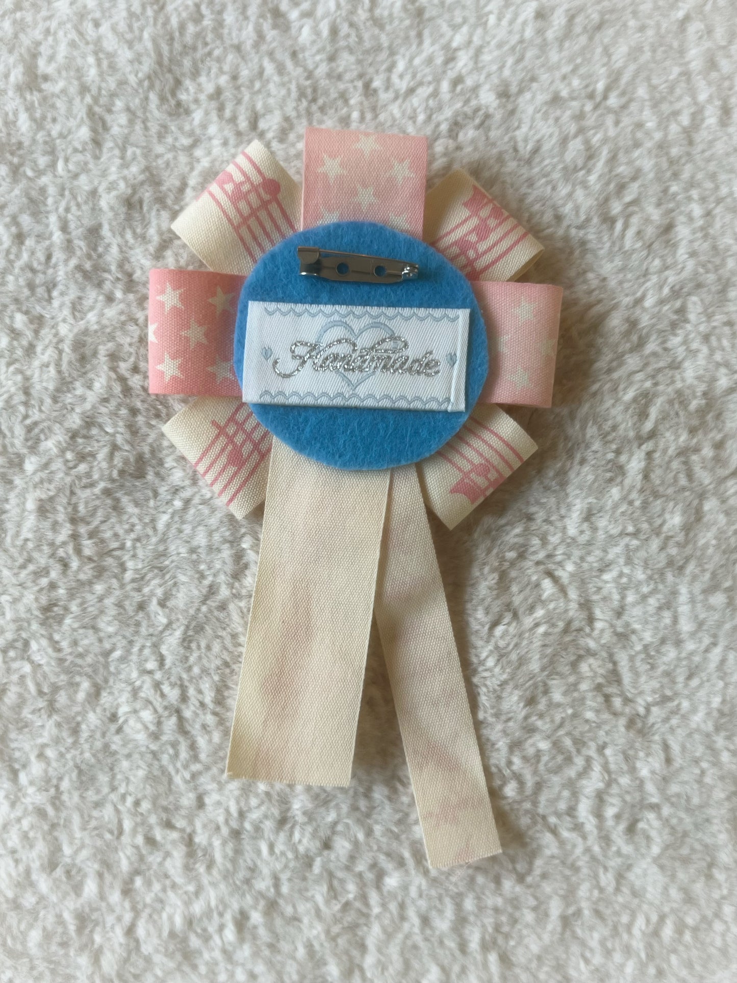Pink Ballerina Cotton Ribbon Rosette